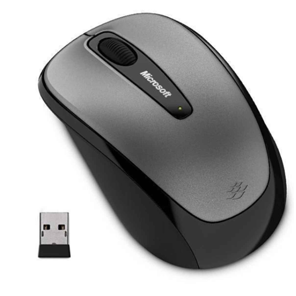 MICROSOFT - MOUSE MICROSOFT WIRELESS  MOBILE 3500 / GRIS / NEGRO (GMF-00380)