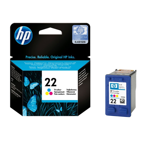 HP - TINTA TRICOLOR 22 (C9352AL)