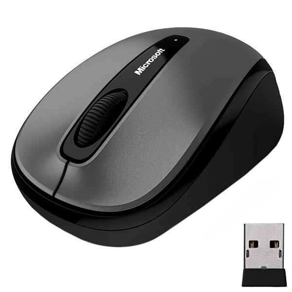 MICROSOFT - MOUSE MICROSOFT WIRELESS  MOBILE 3500 / GRIS / NEGRO (GMF-00380)