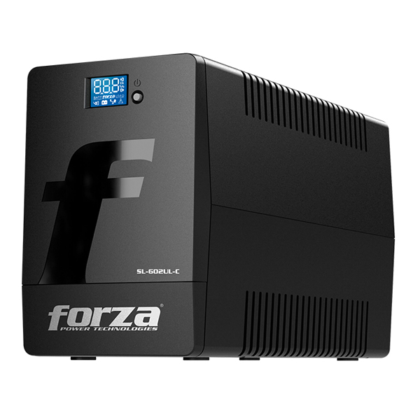 FORZA - UPS SMART 600VA / 360W 220V 5-ITALIAN 1-IEC PANTALLA LED (SL-602UL-C)
