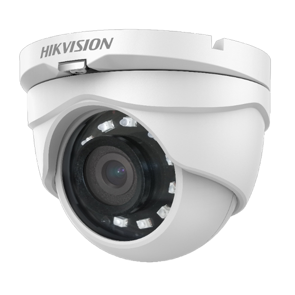 HIKVISION - DOMO TURBO 1080P LENTE FIJO 2.8MM IP66 IR20M METALICA (DS-2CE56DOT-IRM(2.8MM))