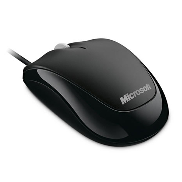 MS MOUSE COMPACT OPTICO NEGRO CON CABLE FOR BUSINESS