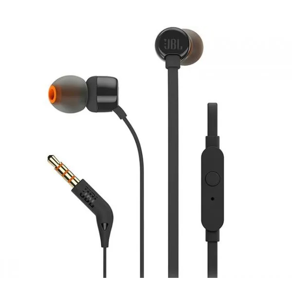 JBL - AUDIFONOS IN-EAR JBL TUNE 110 NEGRO (JBLT110BLKAM)
