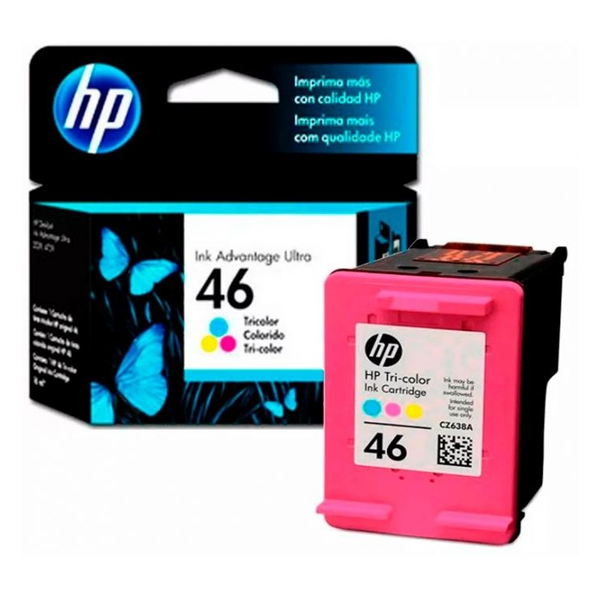 HP - TINTA 46 CARTRIDGE TRICOLOR (CZ638AL)