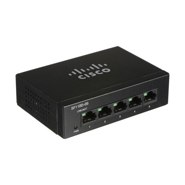 CISCO - SF110D 05 5 PORT 10 100 DESKTOP SWITCH (SF110D-05-NA)