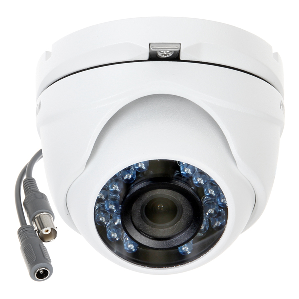 HIKVISION - DOMO TURBO 1080P LENTE FIJO 2.8MM IP66 IR20M METALICA (DS-2CE56DOT-IRM(2.8MM))
