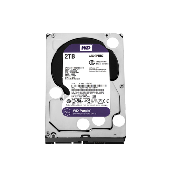 WESTERN DIGITAL - DISCO DURO PC / SATA / 1TB / 3.5 (WD10PURZ)