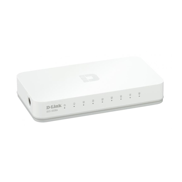 D-LINK - SWITCH 10 / 100 / 8 PUERTOS NO ADMINISTRABLE (DES-1008A)