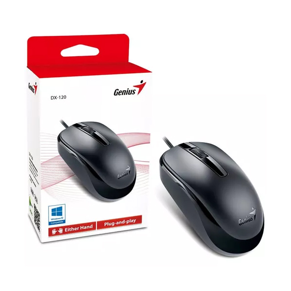 GENIUS - MOUSE DX-120 COLOR NEGRO USB G5 (31010105100)