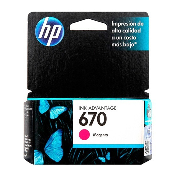 HP - TINTA MAGENTA 670 INK CARTRIDGE (CZ115AL)