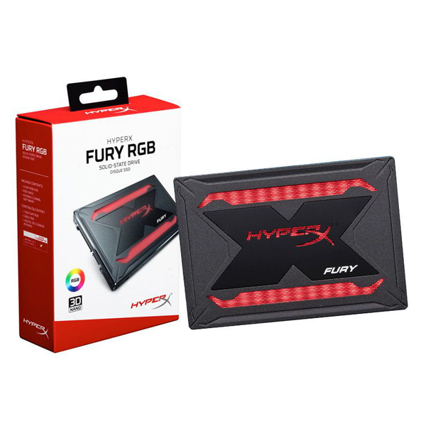 HYPERX - SSD 480GB FURY RGB SATA3 2.5