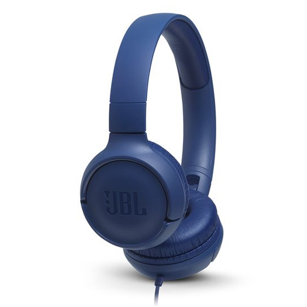 JBL - AUDIFONOS ON-EAR JBL TUNE 500 AZUL (JBLT500BLU)
