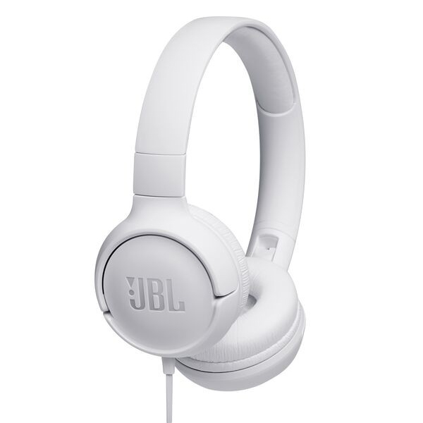 JBL - AUDIFONOS ON-EAR JBL TUNE 500 BLANCO (JBLT500WHTAM)