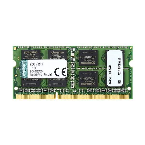 KINGSTON - MEMORIA RAM 8GB 1600MHZ SODDIM (KCP316SD8/8)