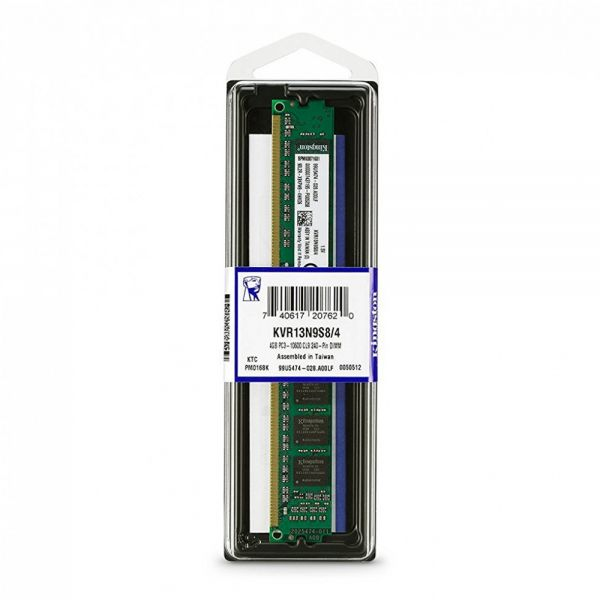 KINGSTON - MEMORIA RAM DDR3 / DIMM / 4GB / 1333 MHZ (KVR13N9S8/4)
