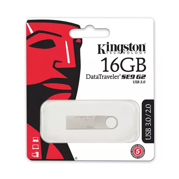 KINGSTON - PENDRIVE DATATRAVELER SE9 G2 16 GB (DTSE9G2/16GB)