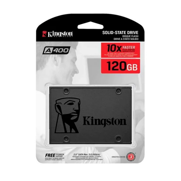 KINGSTON - SSD 120GB SATA3 2.5 7MM A400 (SA400S37/120G)