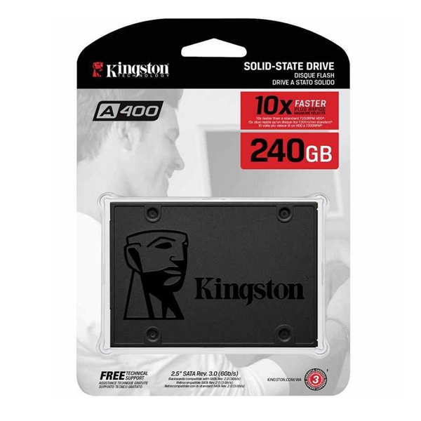 KINGSTON - SSD 240GB SATA3 2.5 7MM A400 (SA400S37/240G)