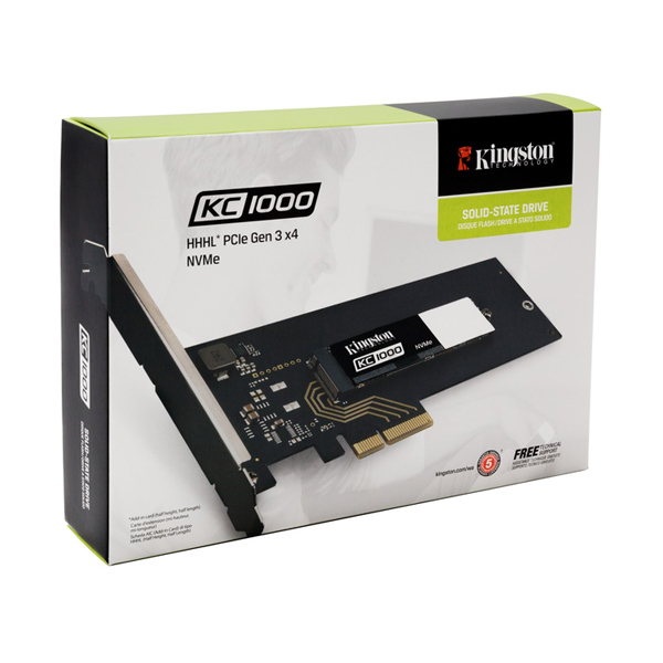 KINGSTON - SSD 480GB M.2 HHHL AIC PCI EXPRESS (SKC1000H/480G)