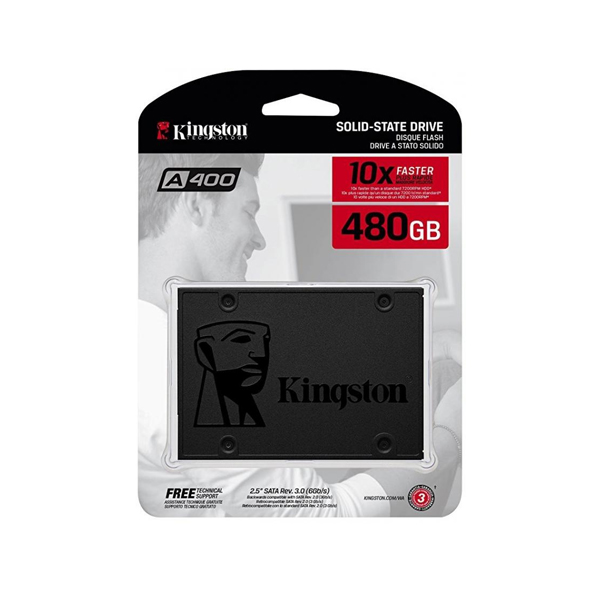 KINGSTON - SSD 480GB SATA3 2.5 7MM A400 (SA400S37/480G)