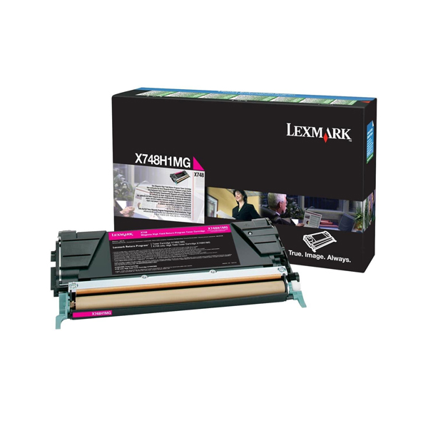 LEXMARK - TONER MAGENTA HIGH YIELD (X748H1MG)