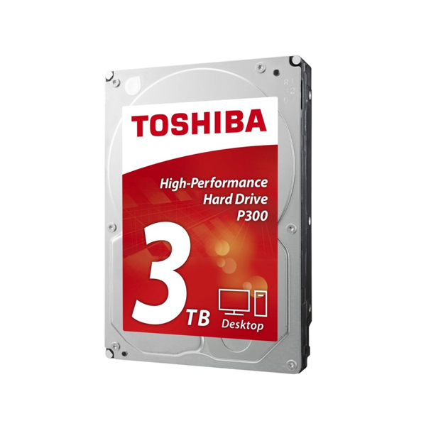 TOSHIBA - 3TB DESK INTERNAL HDD 7200RPM 64MB P300 BULK (HDWD130UZSVA)