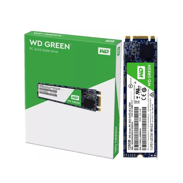 WESTERN DIGITAL - GREEN PC SSD 120GB SERIAL ATA III (WDS120G1G0B)