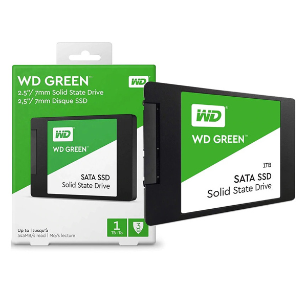 WESTERN DIGITAL - SSD GREEN 1TB 2.5 INT SATA3 3D (WDS100T2G0A)