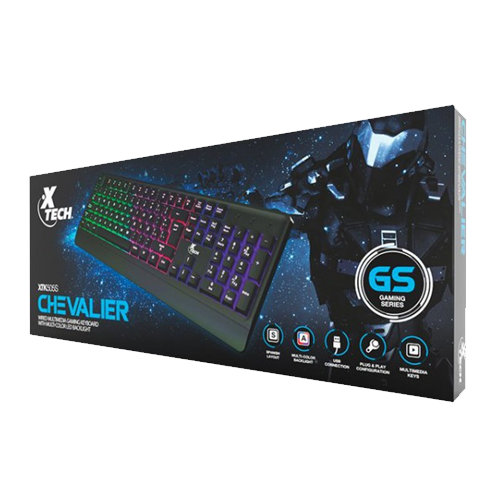 XTECH - CHEVAILER GAMING KYBD WRD USB SPA LED LIGHT XTK-505S (XTK-505S)